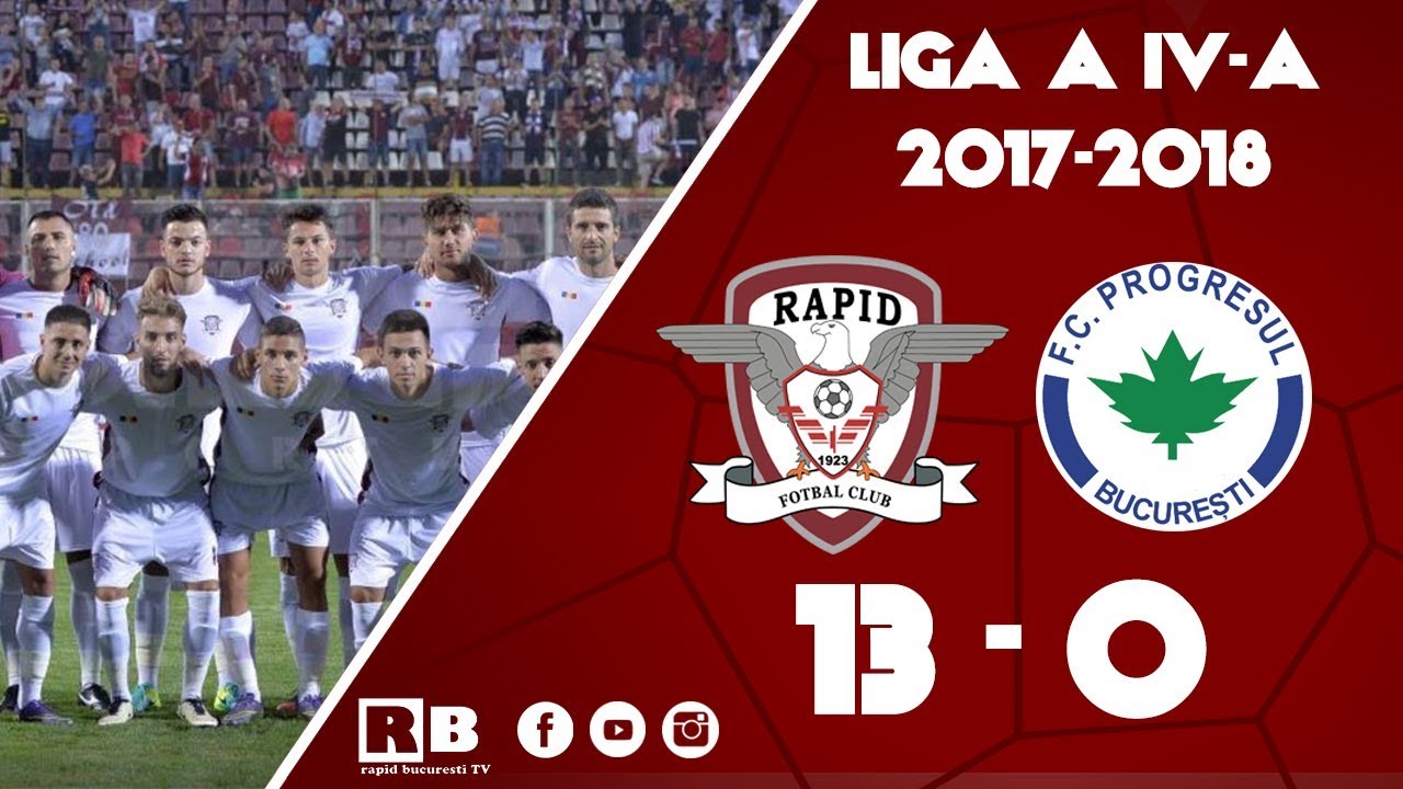 Academia Rapid-CS Progresul 13-0 (Liga a IV-a 2017-2018)
