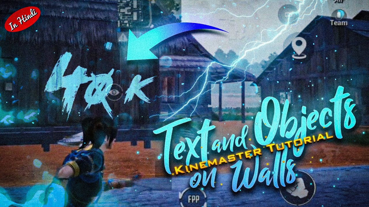 Add text on walls in Montages kinemaster tutorial | Add text in montages on Kinemaster | kinemaster