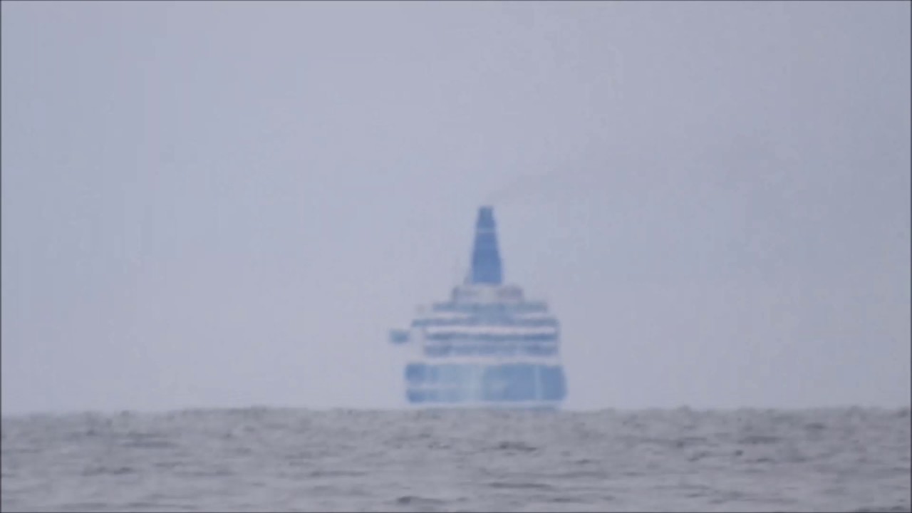 Ships behind the horizon.