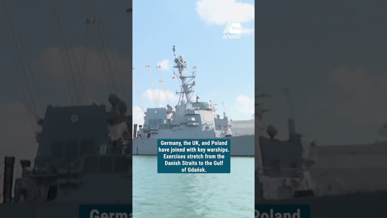 Some 50 warships take part in US led NATO exercise BALTOPS in the Baltic Sea