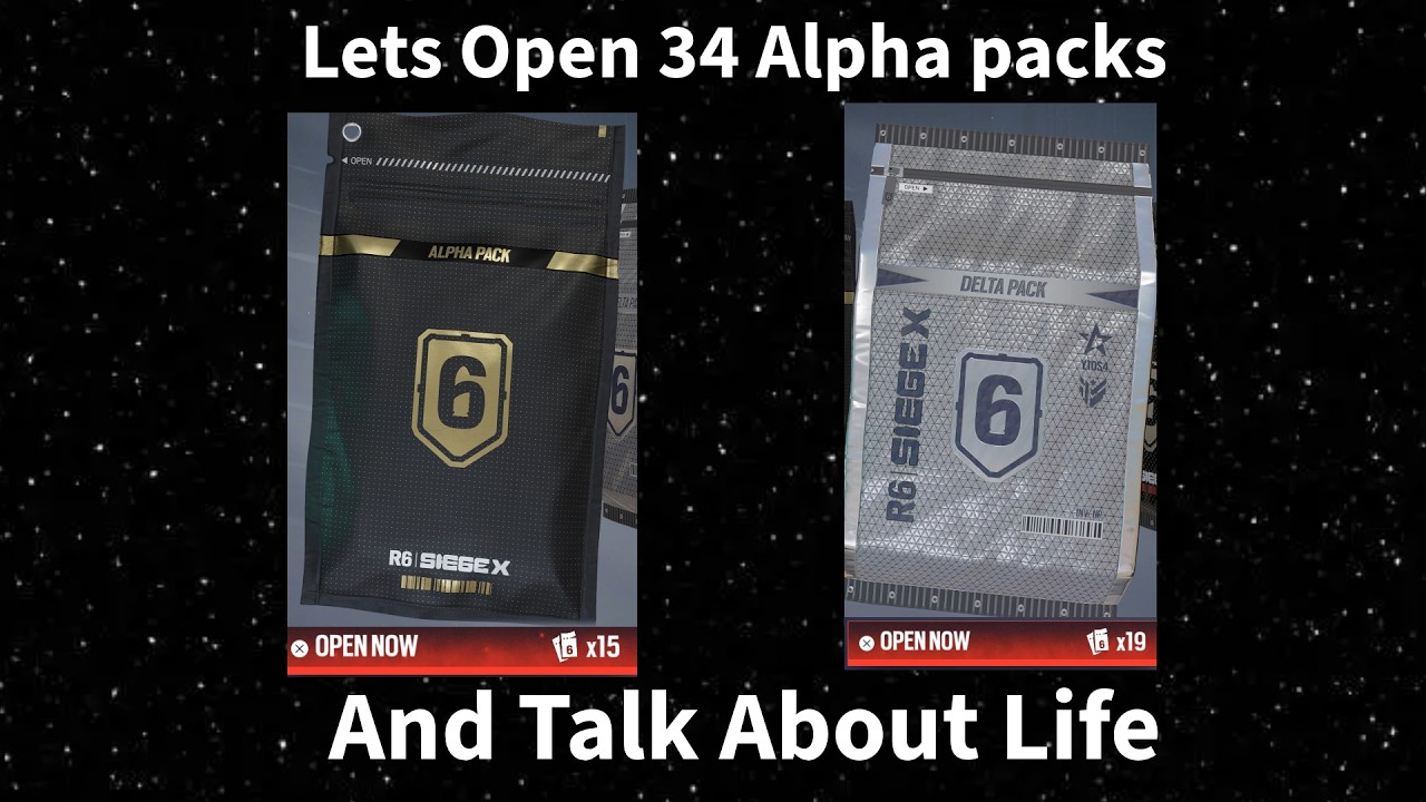 Opening 34 Alpha Packs and Talking about Life