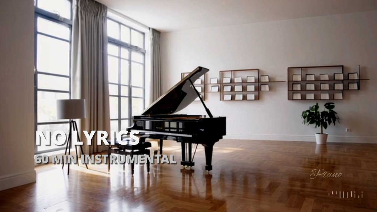 Piano Background Instrumental – 60 Minutes | No Lyrics