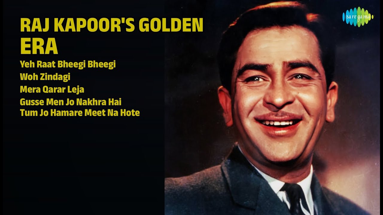 राज कपूर के सुनहरे नगमें | Manna Dey Songs | Yeh Raat Bheegi Bheegi | Woh Zindagi