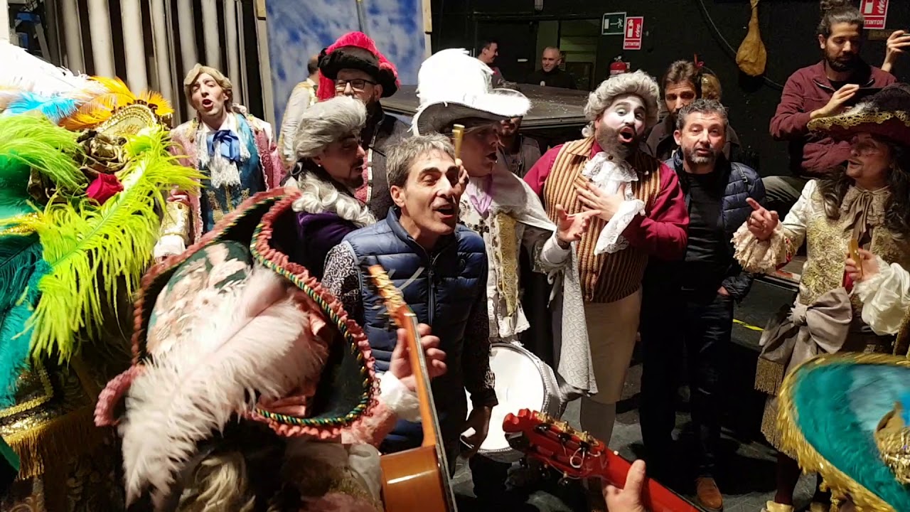 LA CHUSMA SELECTA - Calentando voces antes de cantar en la final 2020