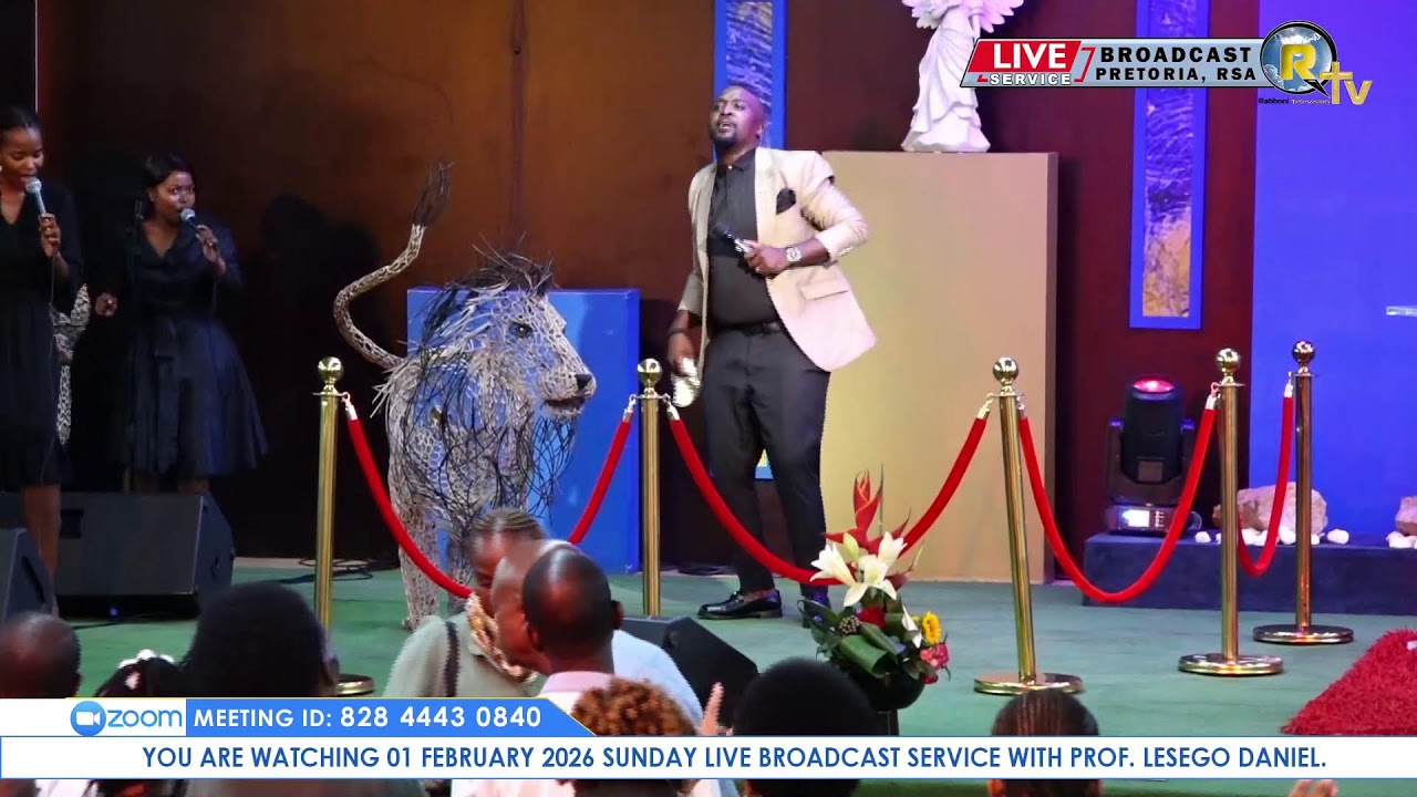 01 FEBRUARY 2026 SUNDAY LIVE BROADCAST SERVICE WITH PROF. LESEGO DANIEL PART 1