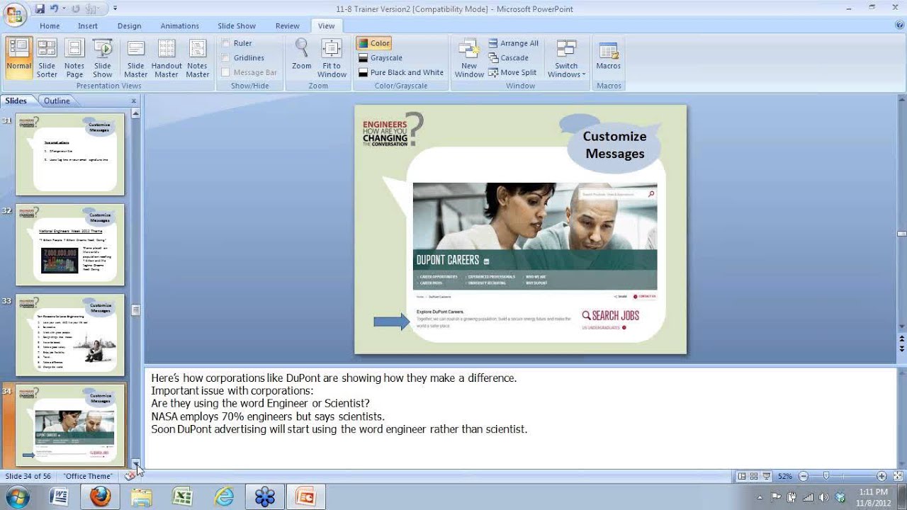 EWeek Webinar: Training Others to Change the Conversation