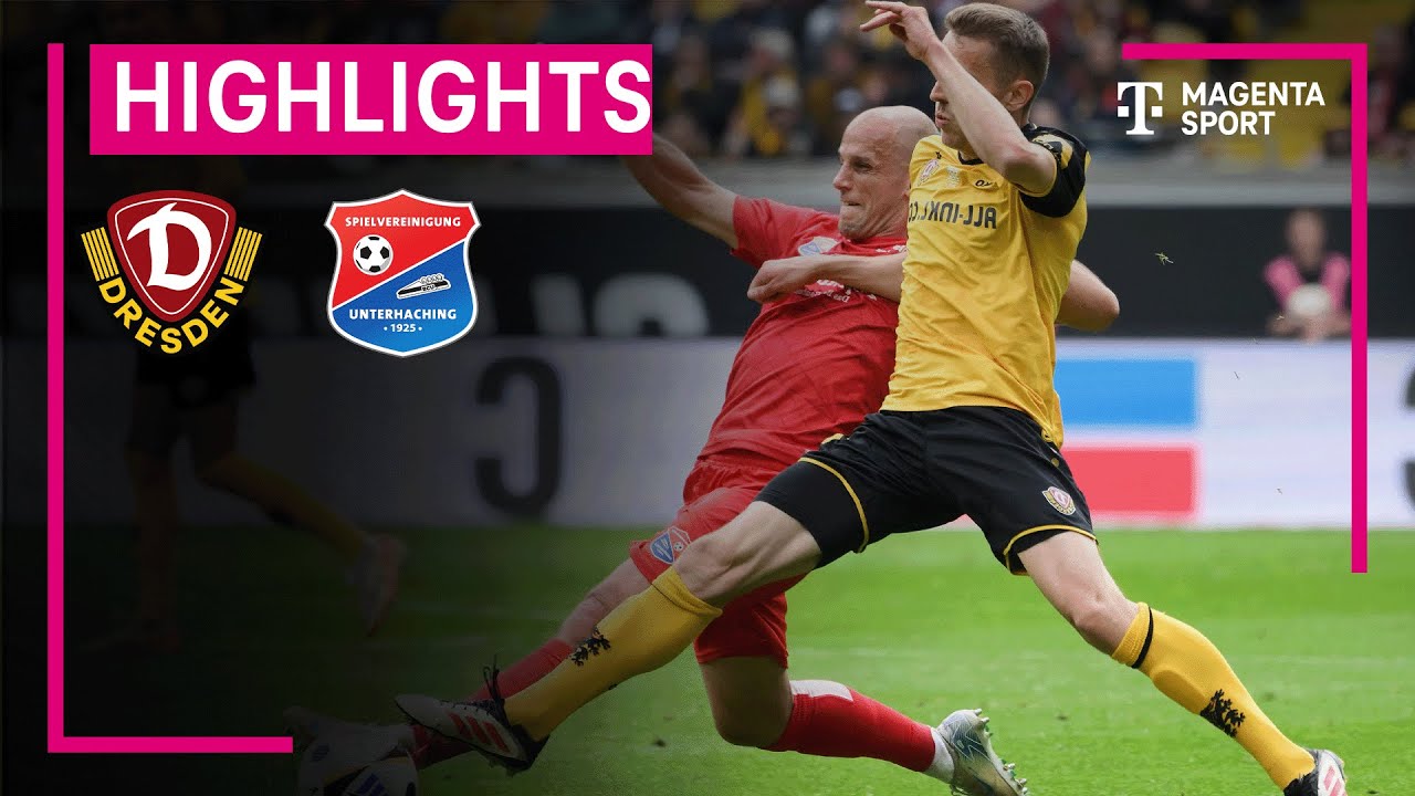 Dynamo Dresden - SpVgg Unterhaching | Highlights 3. Liga | MAGENTA SPORT