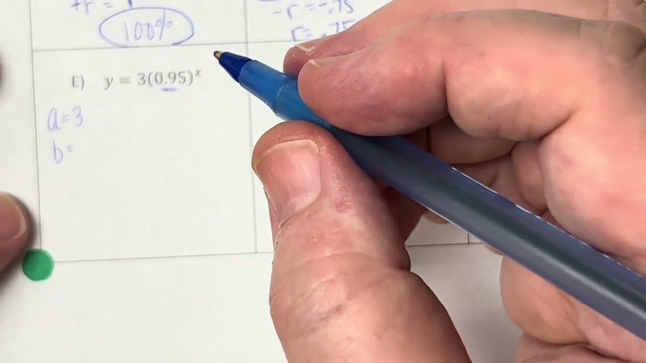 Alg 6-4B: Exponential Decay; Lesson Video
