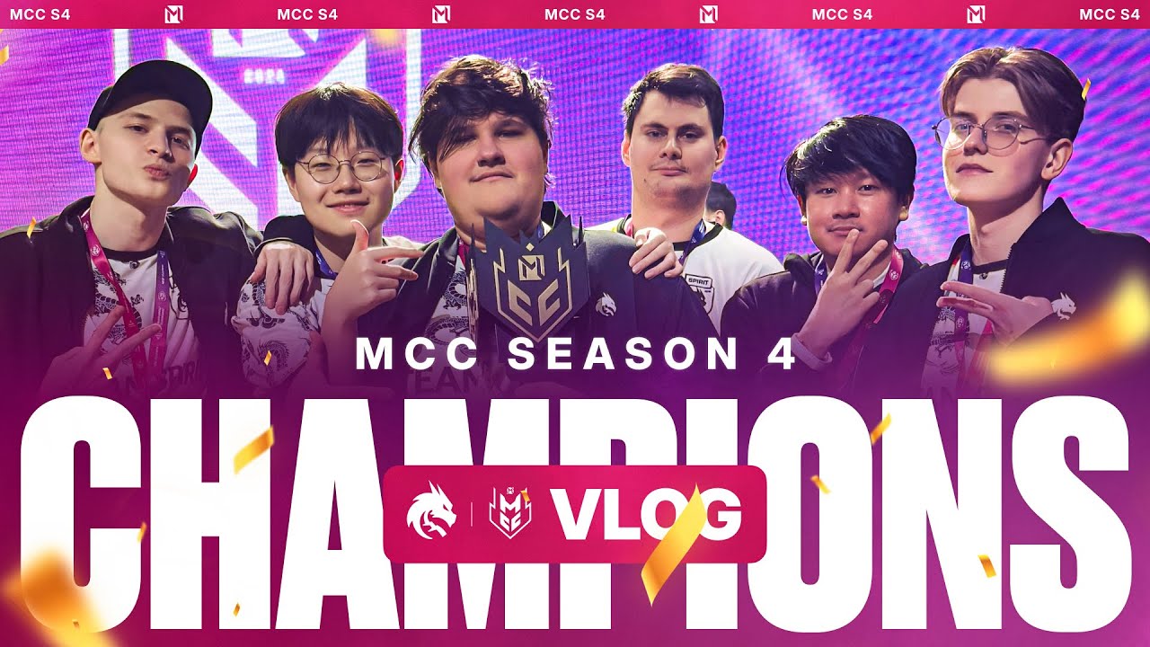 TEAM SPIRIT: MCC 4 CHAMPIONS VLOG