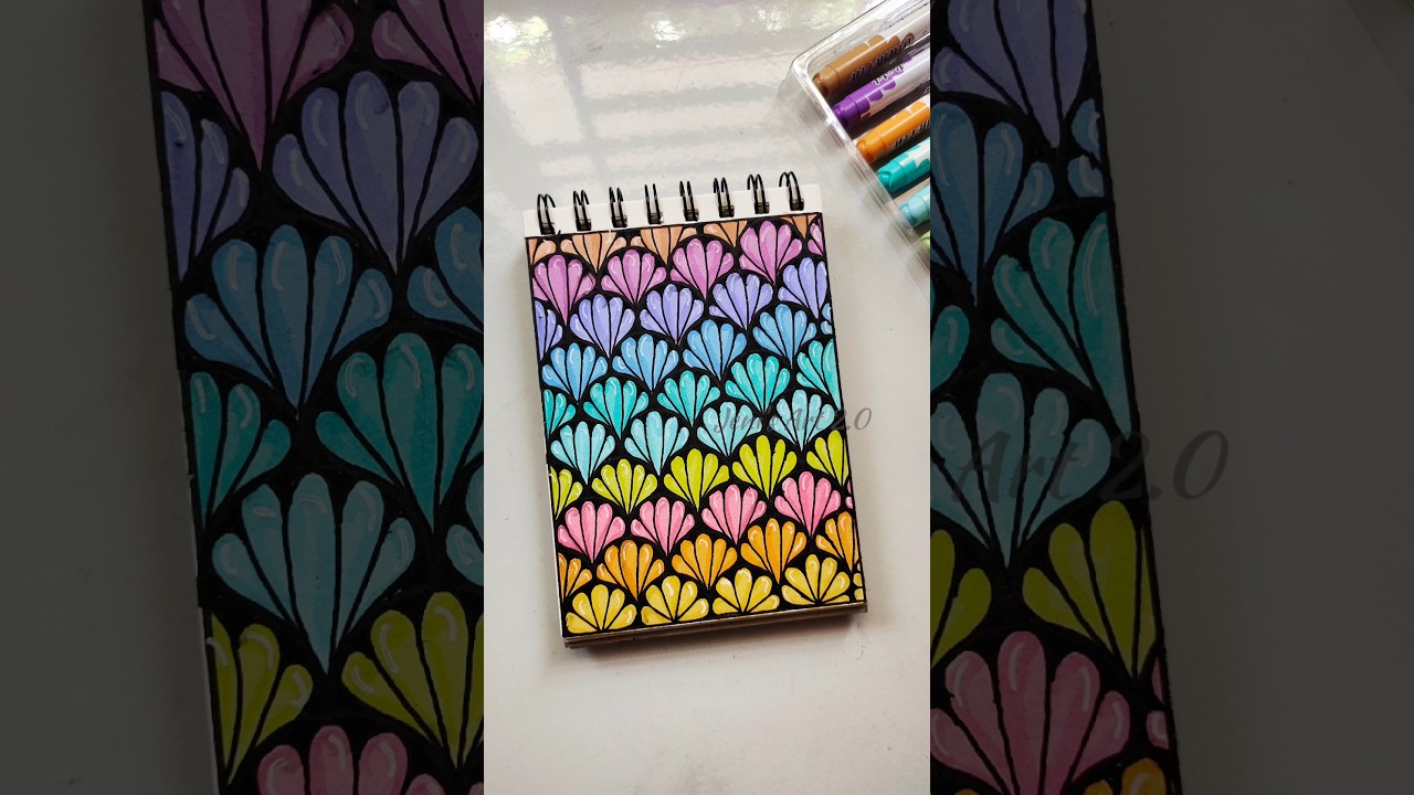 Easy zen doodle drawing tutorial #art #zentangle #satisfying