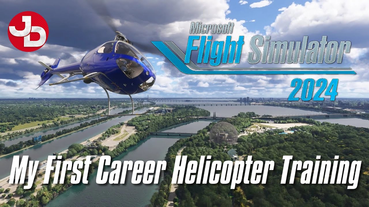 I FLEW my very first Helicopter! MSFS 2024 CAREER MODE