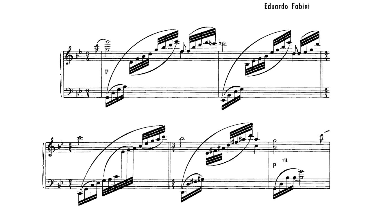 🎵 Eduardo Fabini - Estudio Arpegiado