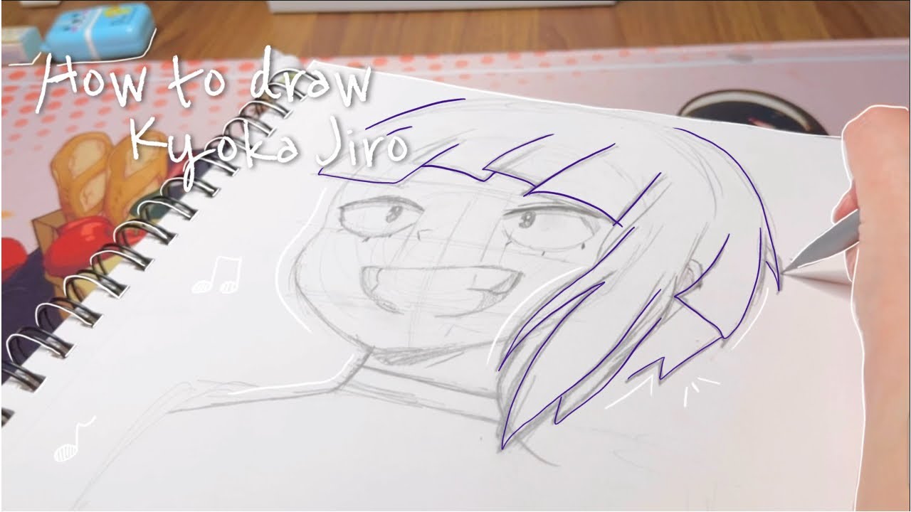 How to draw Kyoka Jiro from mha // aesthetic anime drawing