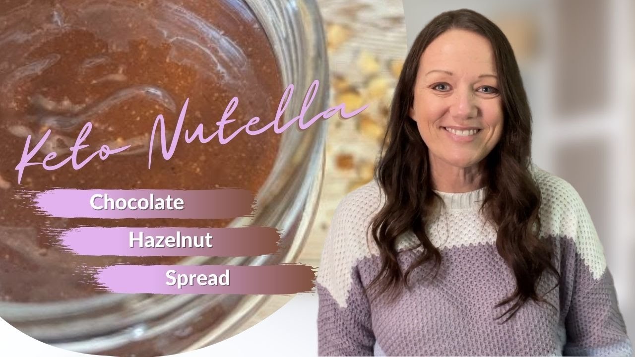 Keto Nutella Spread Recipe (Low Carb and Sugar Free Chocolate Hazelnut Spread)