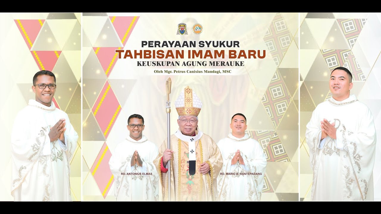 Misa PENTAHBISAN IMAM BARU Keuskupan Agung Merauke 01 Februari 2025