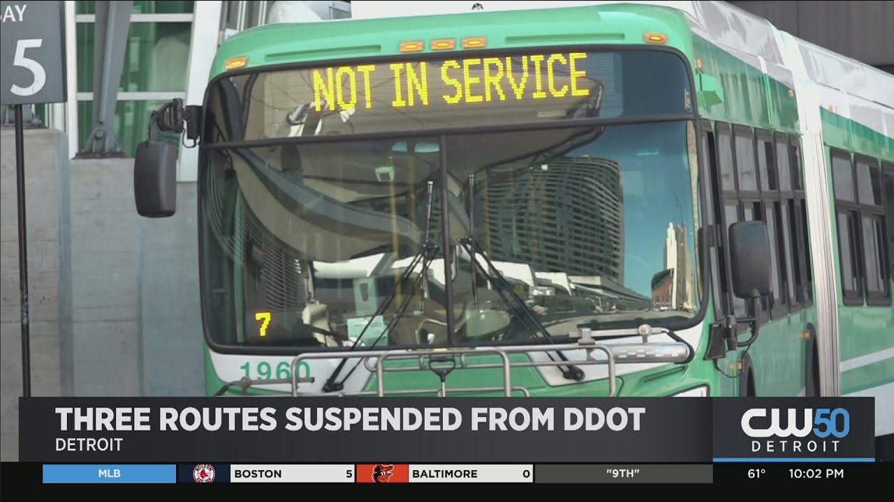 DDOT Suspending Three Bus Routes