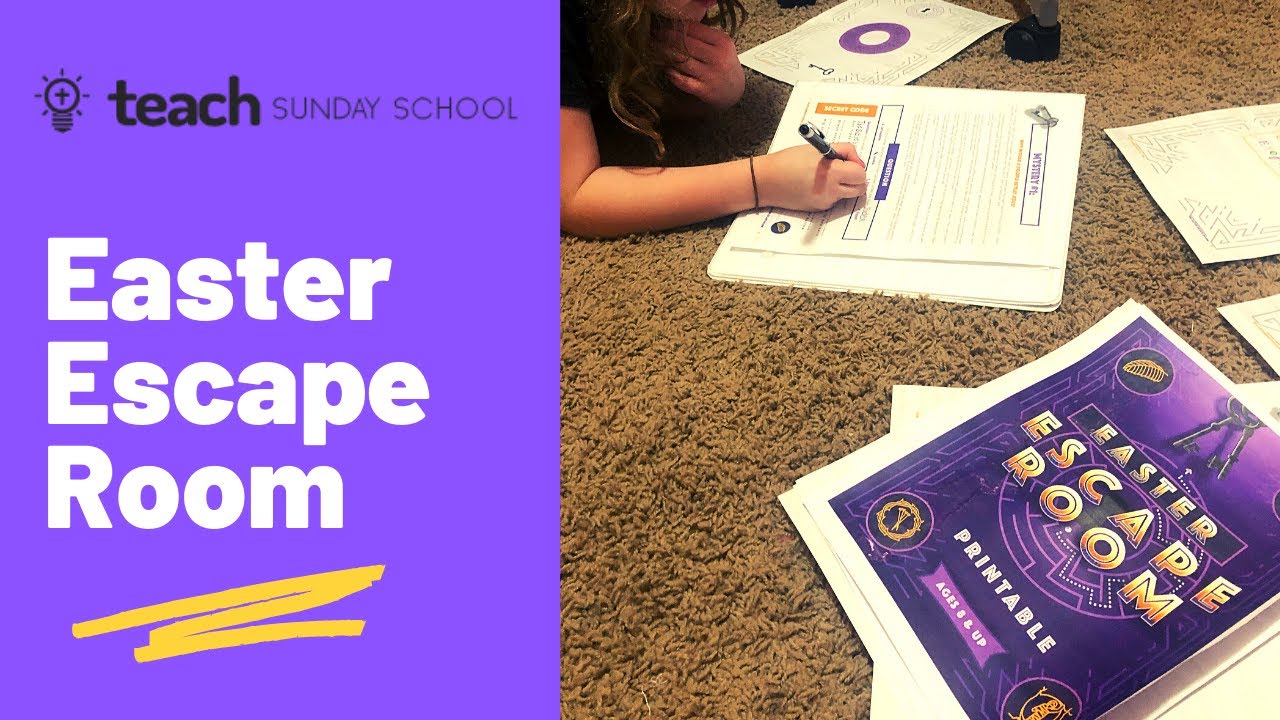 Easter Escape Room from Teach Sunday School @ChristianityCove