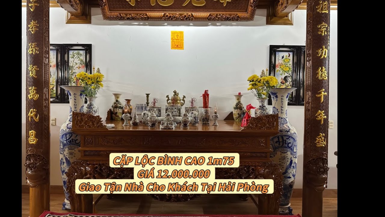 GIAO CẶP LỘC BÌNH TRỊ GIÁ 12.000.000 CHO CHÚ KHÁCH TẠI HẢI PHÒNG .