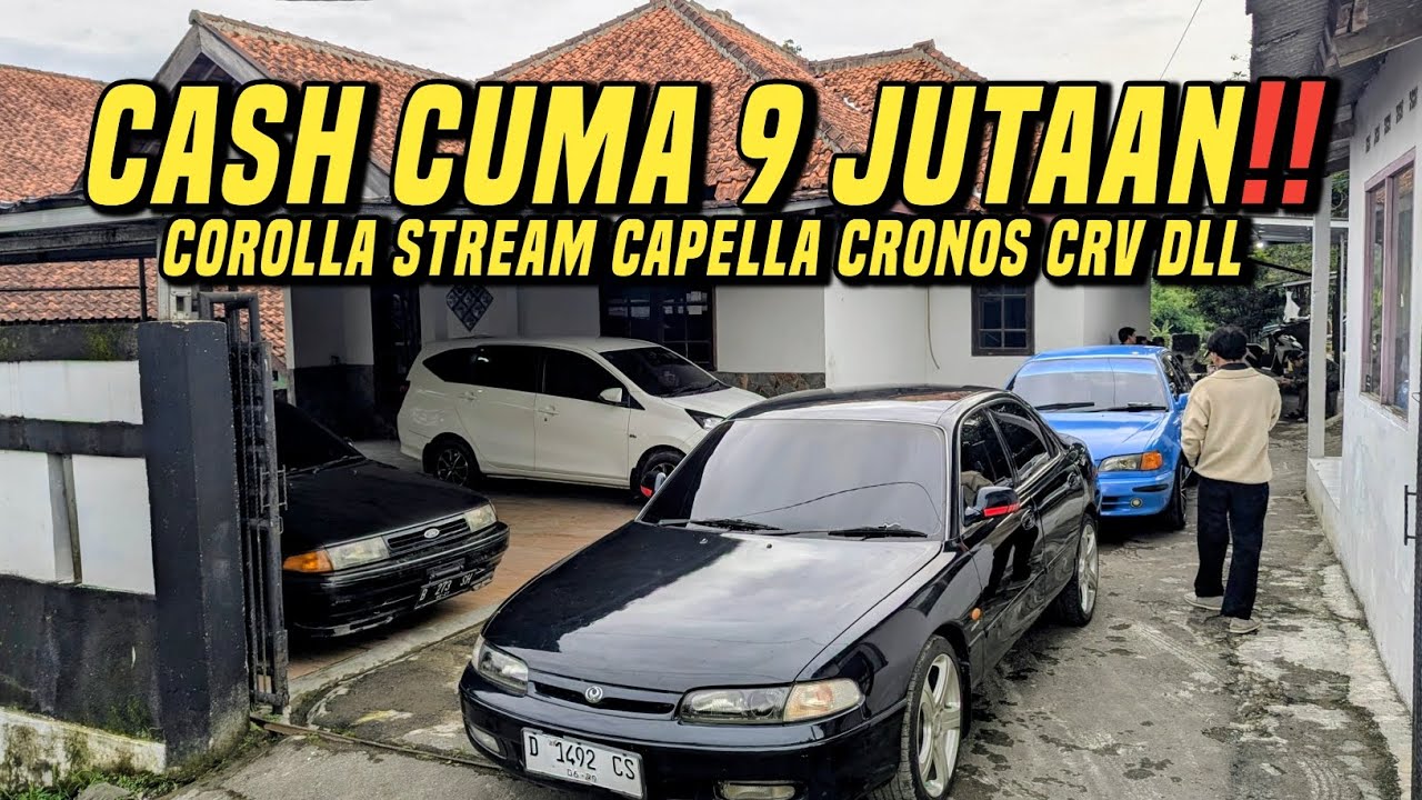 Murah murah banget ya mobil bekas di showroom Abahdi Garage❗Corolla starlet cronos cash cuma 9 juta