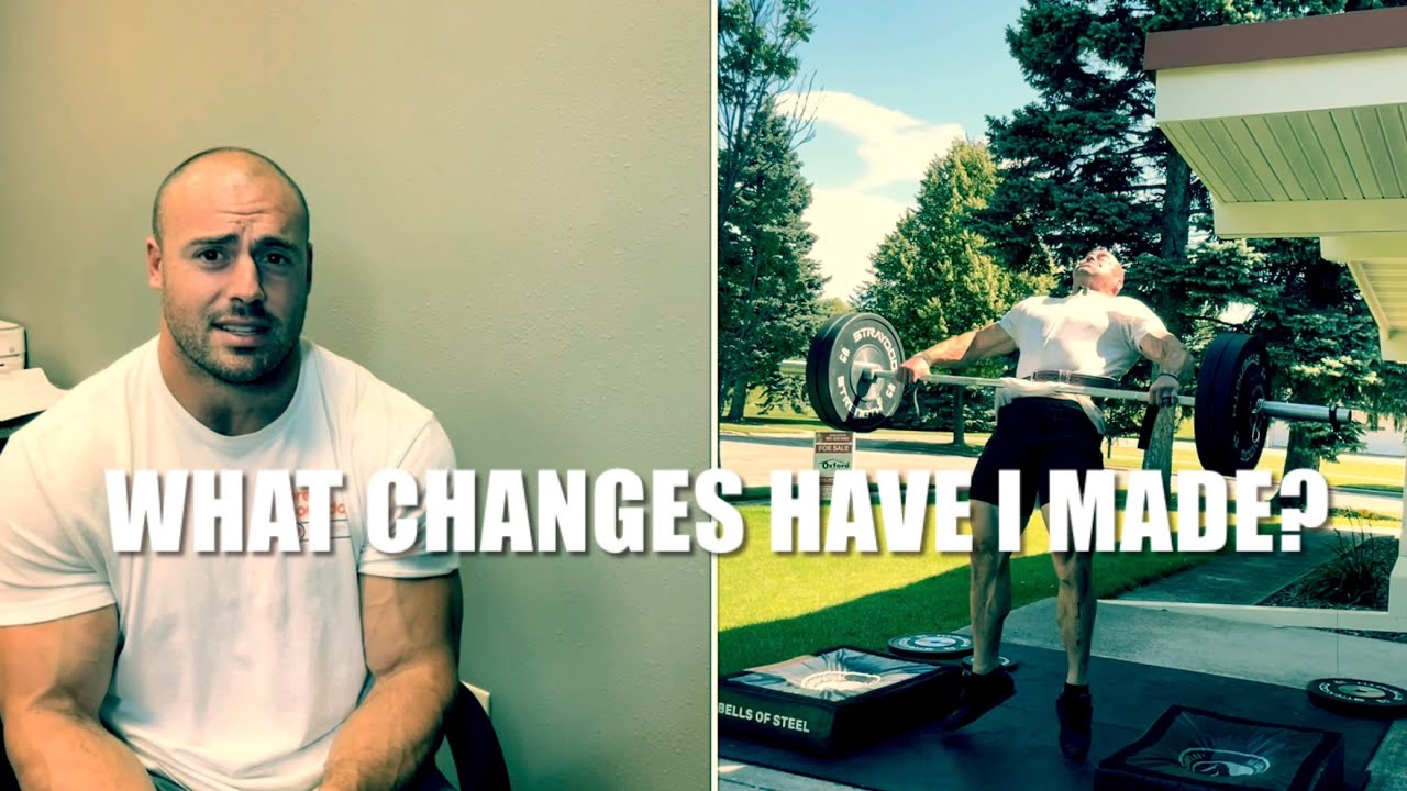 Changes To My Own Training