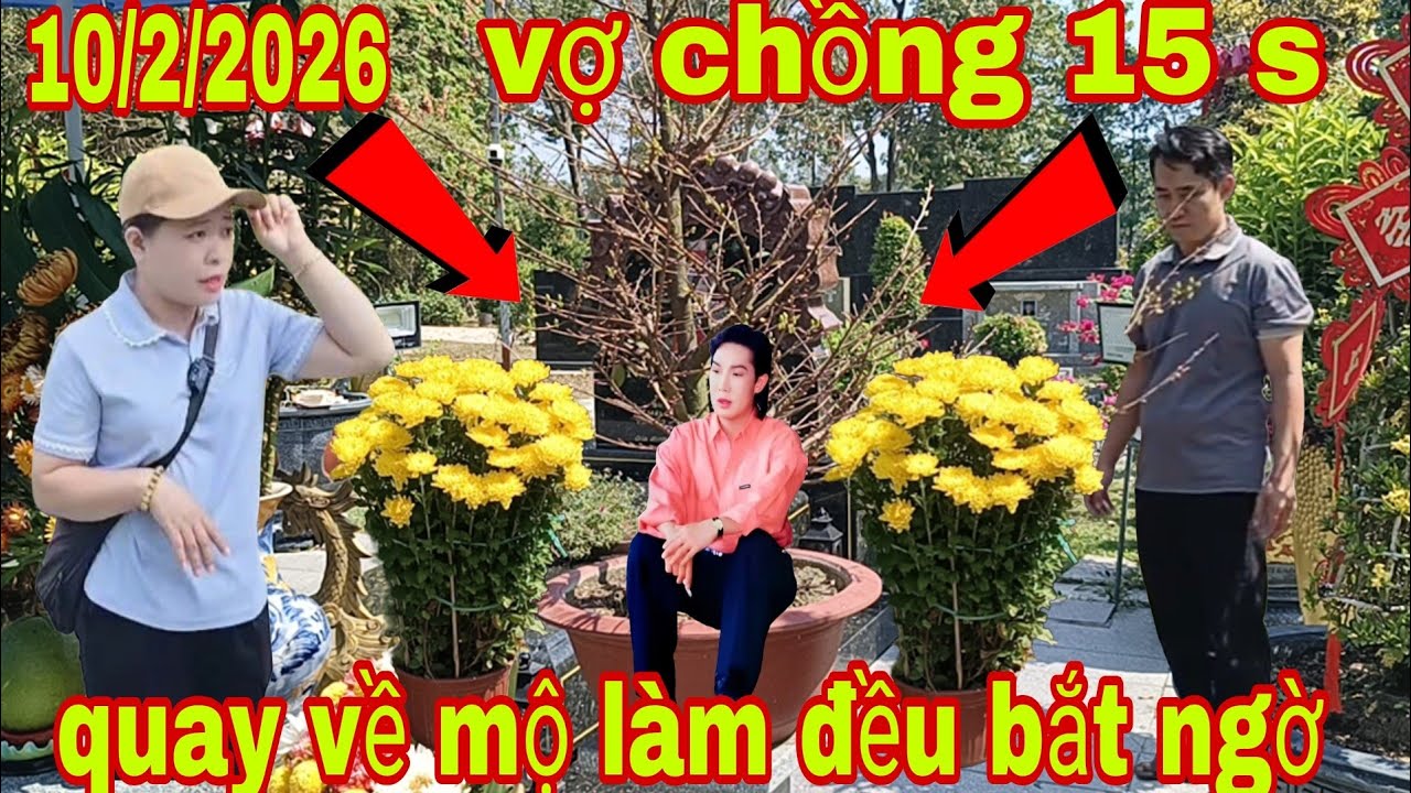 Vợ chồng 15 s mua 1 cây mai cặp bông cúc dâng lên cho nsut Vũ Linh quá tuyệt vời 