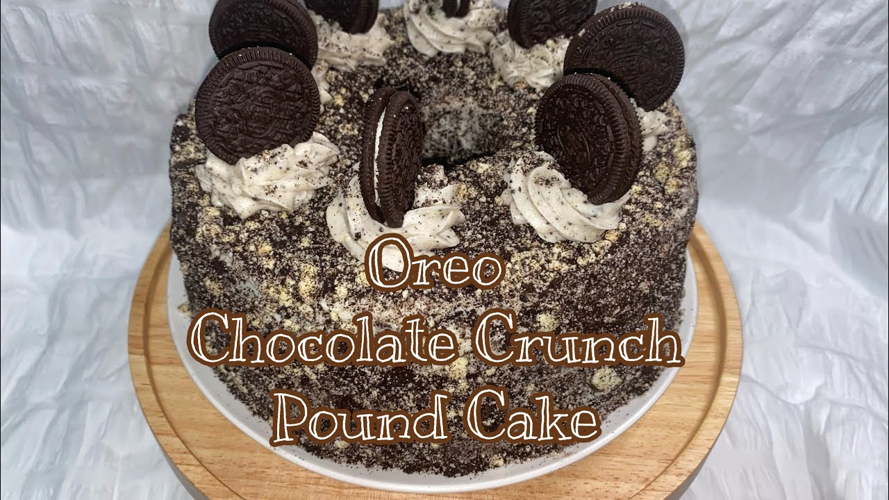 Oreo Chocolate Crunch Pound Cake 🤤 | Fridai’s Kitchen