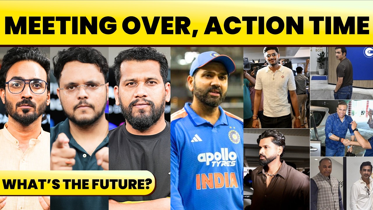 🔴BCCI MEETING OVER, BIG QUESTIONS ON ROHIT AGAIN. TIME FOR BIG CALLS & DETAILS