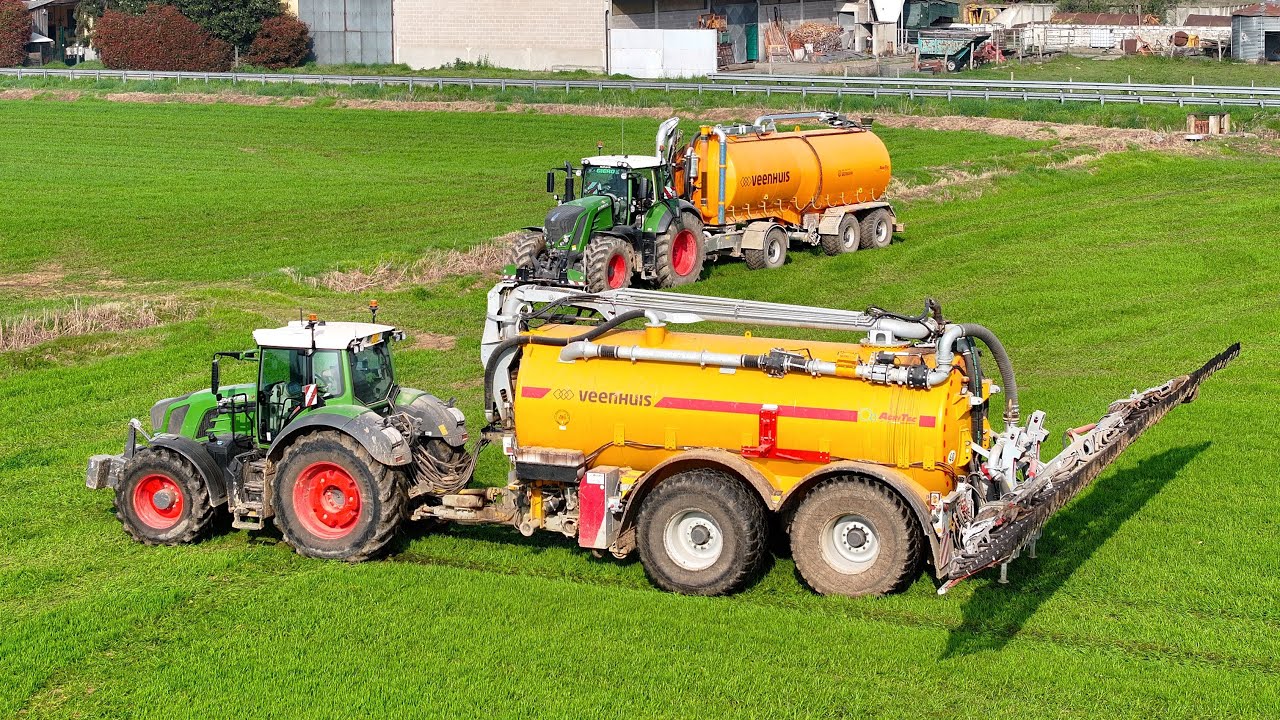 Distribuzione digestato su coltura / Veenhuis / Fendt / Vogelsang / Società Agricola La Castellana