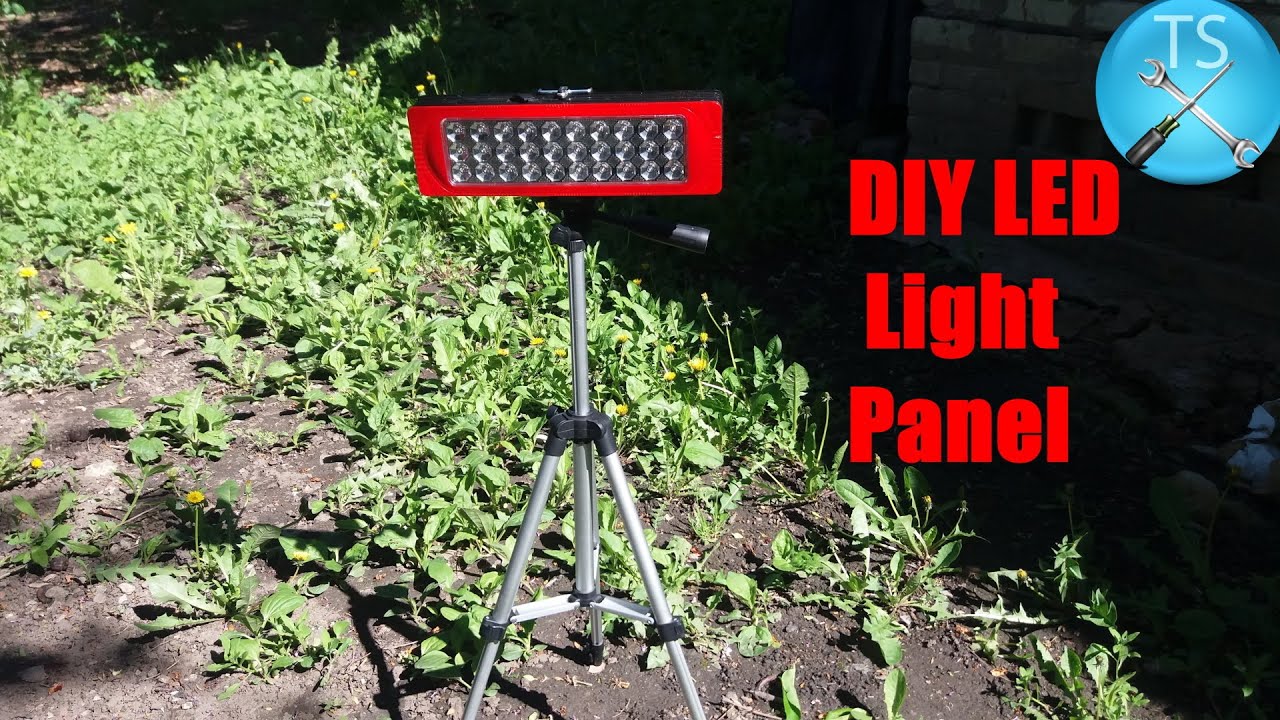 DIY Portable LED Panel - How to make Led Softbox