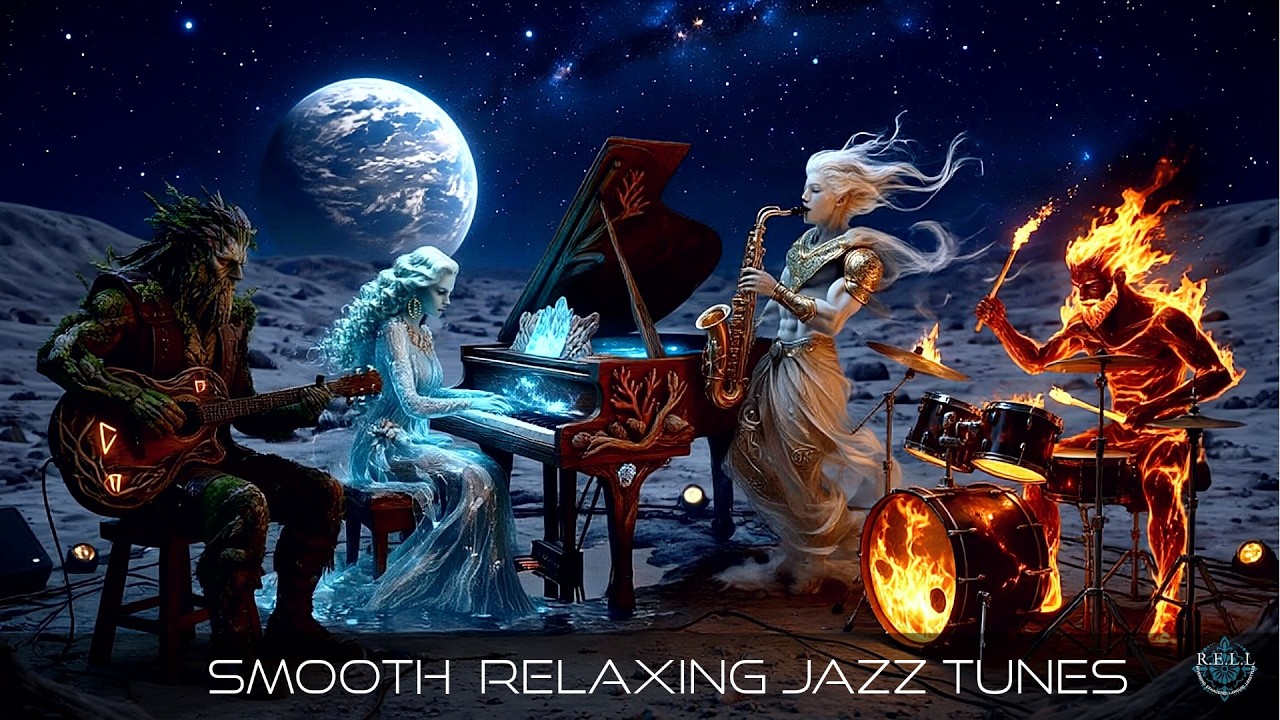 SOAK in the AMBIANCE OF SMOOTH JAZZ TUNES WITH A VIRTUAL ANIMATION BAND PERFORMING.
