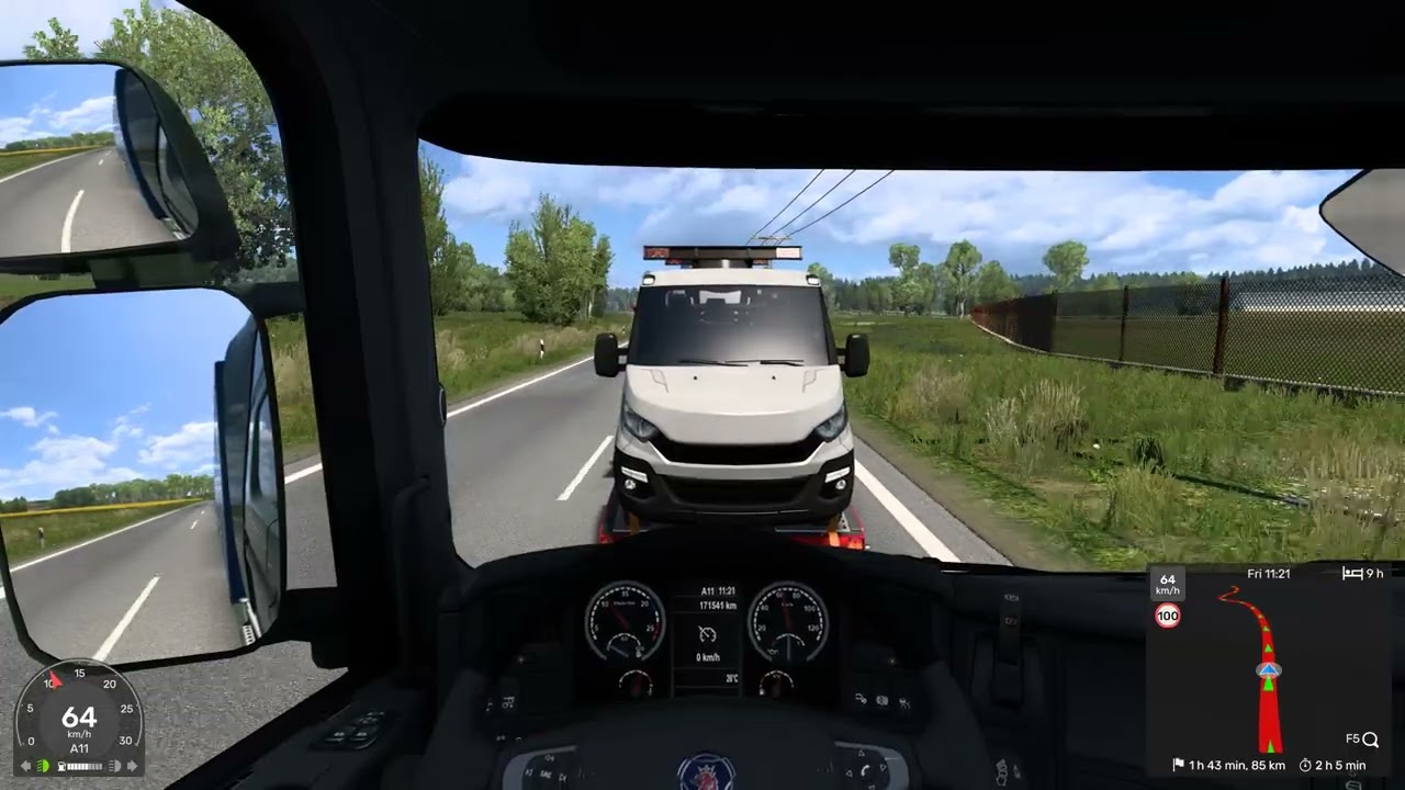 Euro Truck Simulator 2 Delivery oranges across Germany (16 t) №3