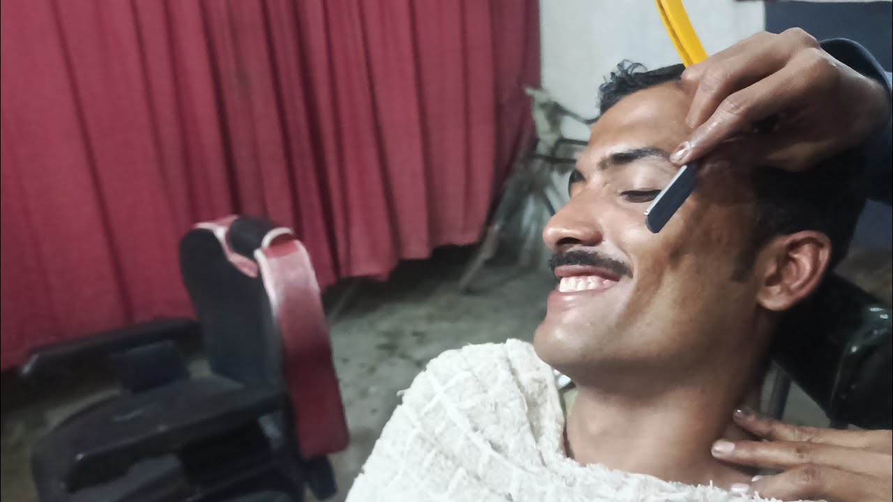 ASMR RELAXING SHAVE 🪒for your shaving ASMR video@##✂️