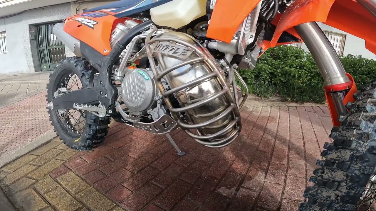 Protector de Escape Muzzle  para motos de enduro Ktm gasgas Husgvarna 2017-2022