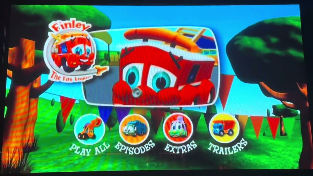 Finley The Fire Engine: Volume 1: Finley & Friends - UK/AUS DVD Menu Walkthrough