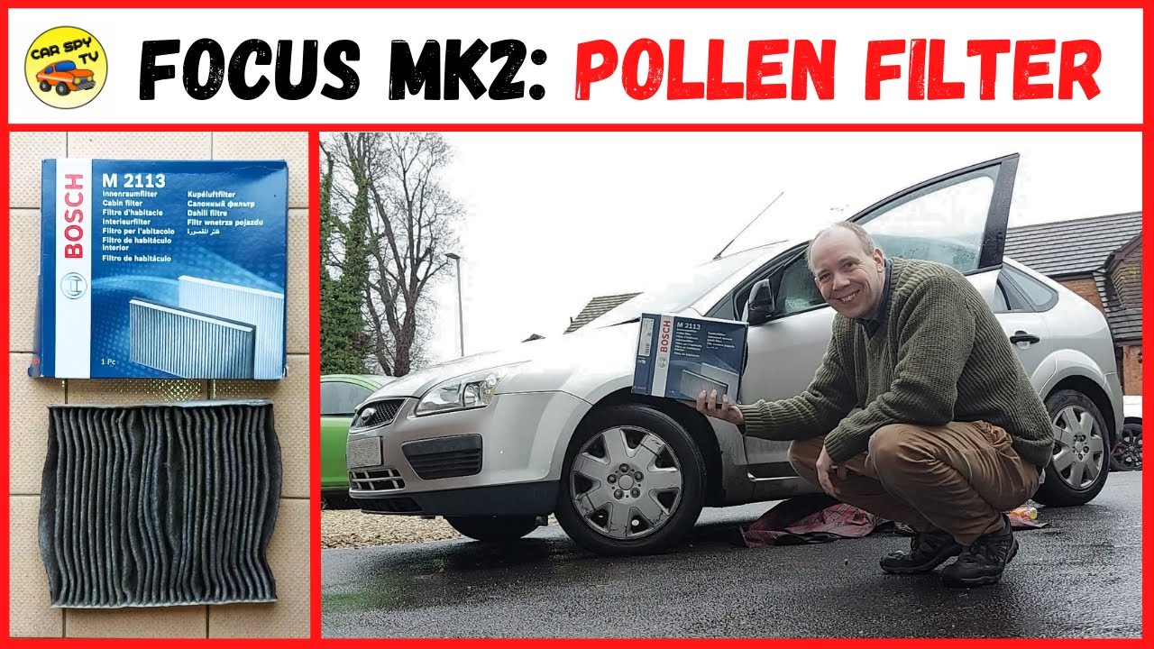 Ford Focus Mk2: как заменить салонный фильтр (фильтр пыльцы)