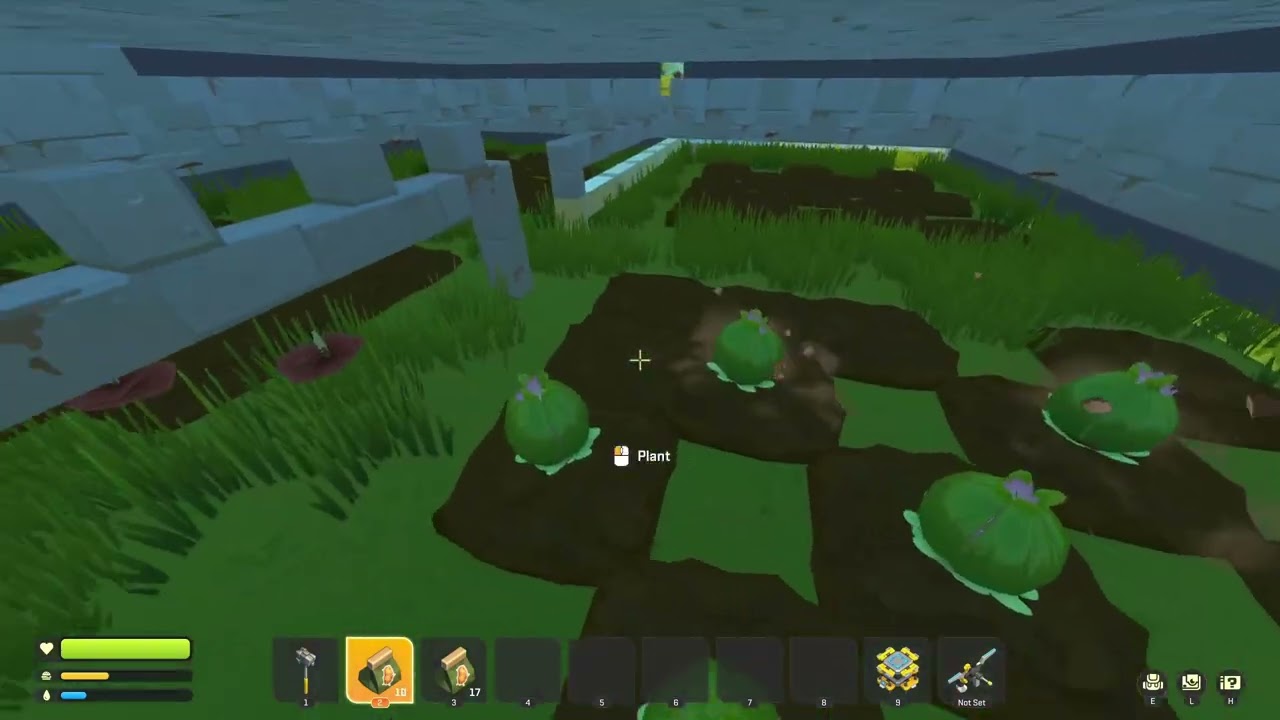 Getting a Spudgun and Making Ammo. Scrap Mechanic Survival Map Expanded.