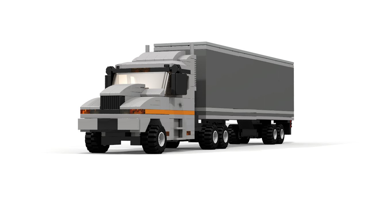 LEGO MOC Semi Truck Building Instructions