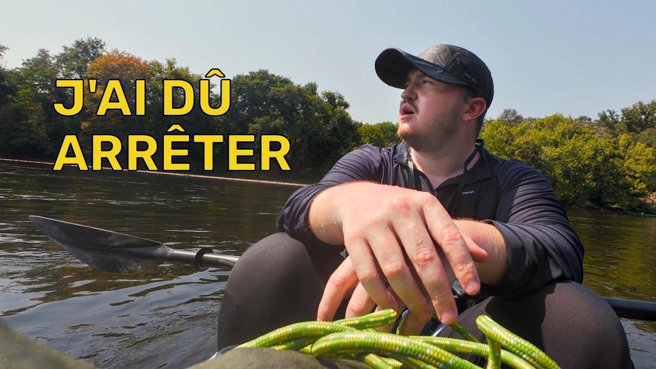 300 Km sur la Dordogne... stoppé par la nature