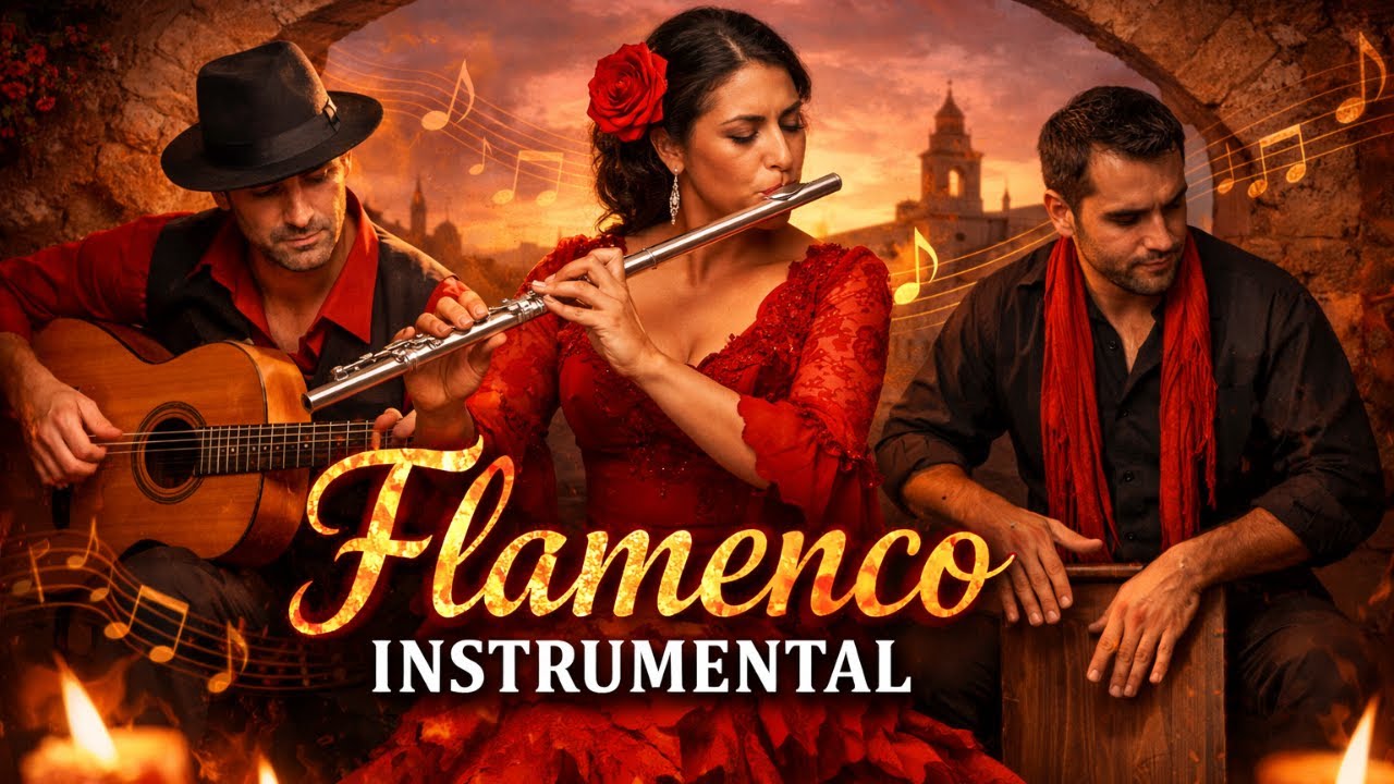 Flamenco Suave para Relajarse 🌅 Guitarra y Flauta | Paz Interior