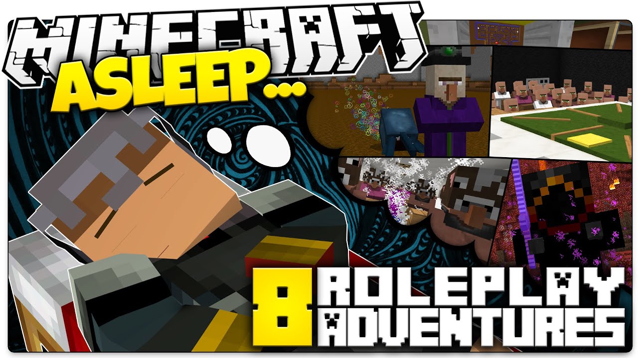 What Happens When Minecrafters Dream... ASLEEP (Minecraft Custom Roleplay)