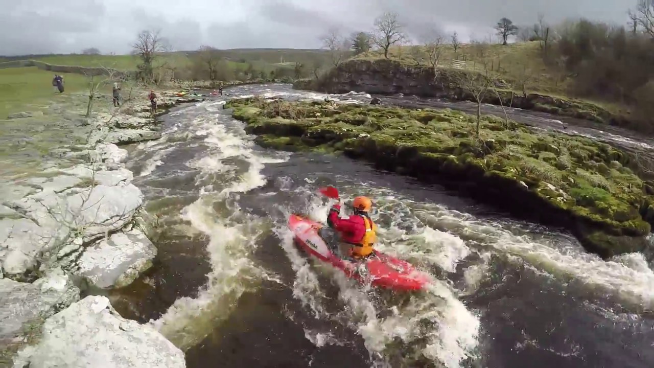 kayaking The River Wharfe.