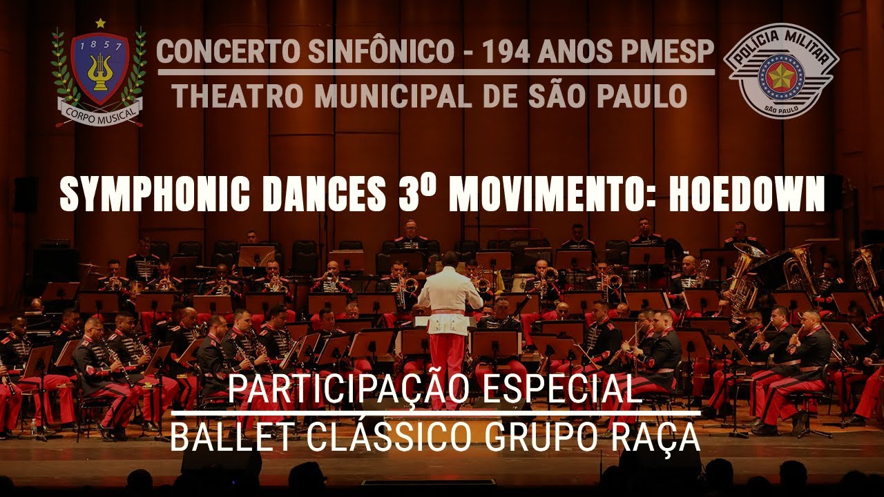 Banda Sinfônica - Symphonic Dances 3º Movimento: Hoedown - Theatro Municipal de São Paulo