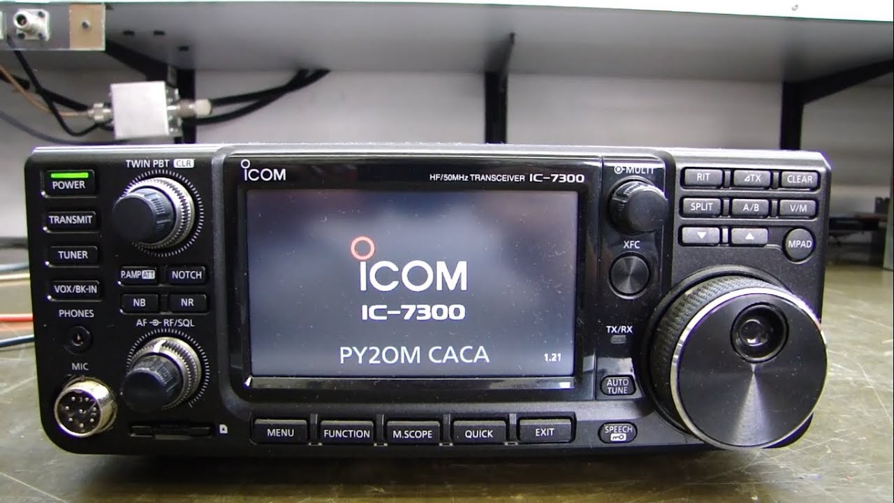 ALPHA TELECOM: ICOM IC-7300 do PY2OM - BLOQUEIO, REVISÃO e ALINHAMENTO -