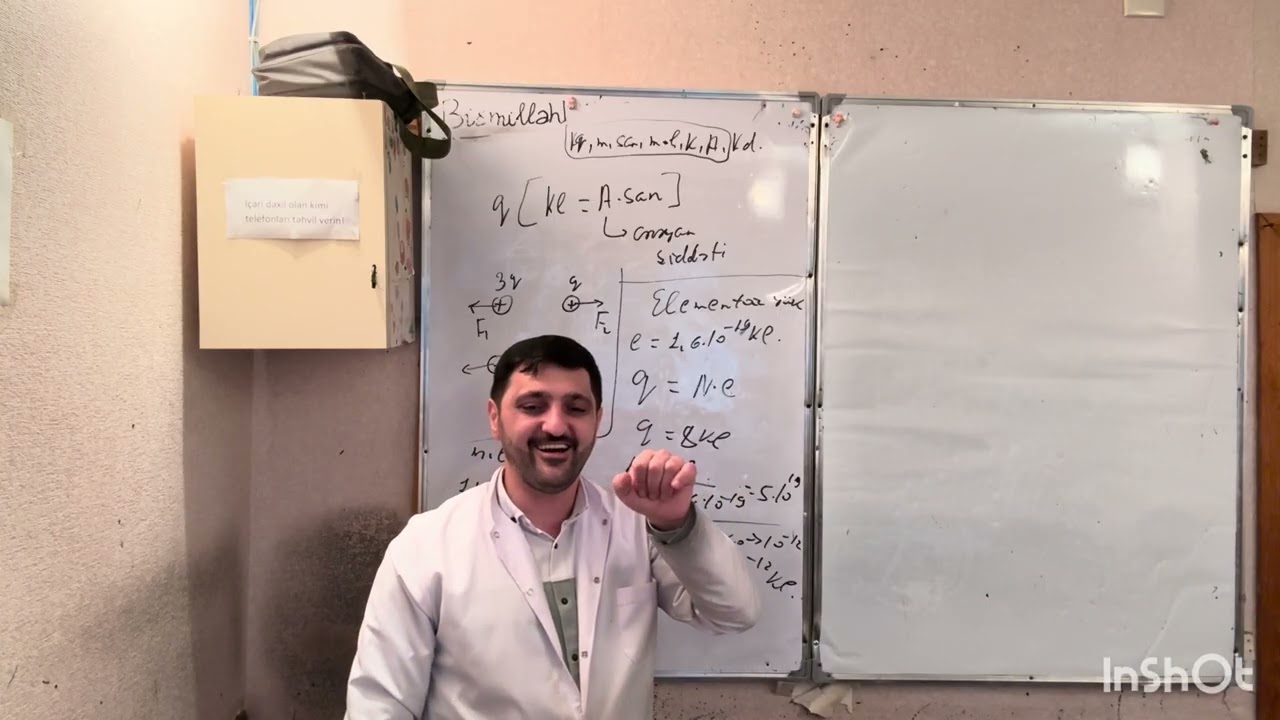 Elüktrik yükü.Elektrik sahəsi 1–ci hissə