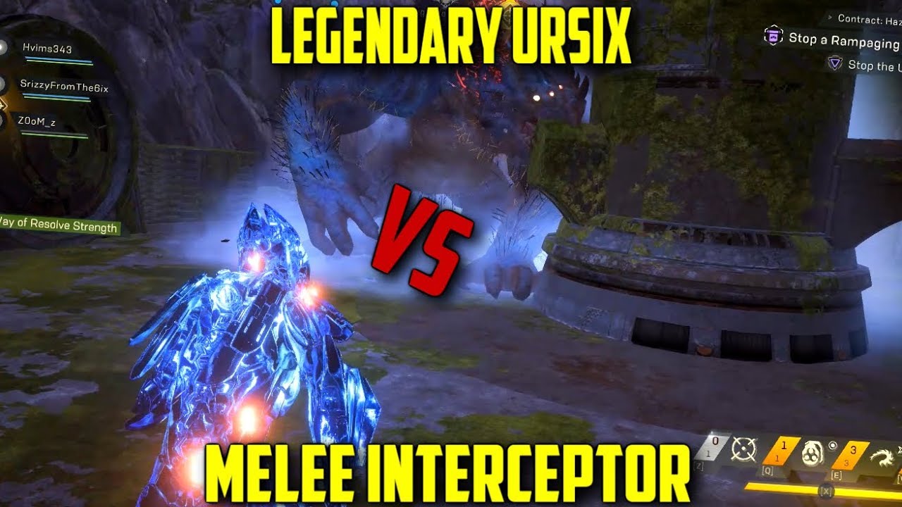 Anthem Melee Boss Fight in GM2 - Interceptor vs Legendary Ursix x2