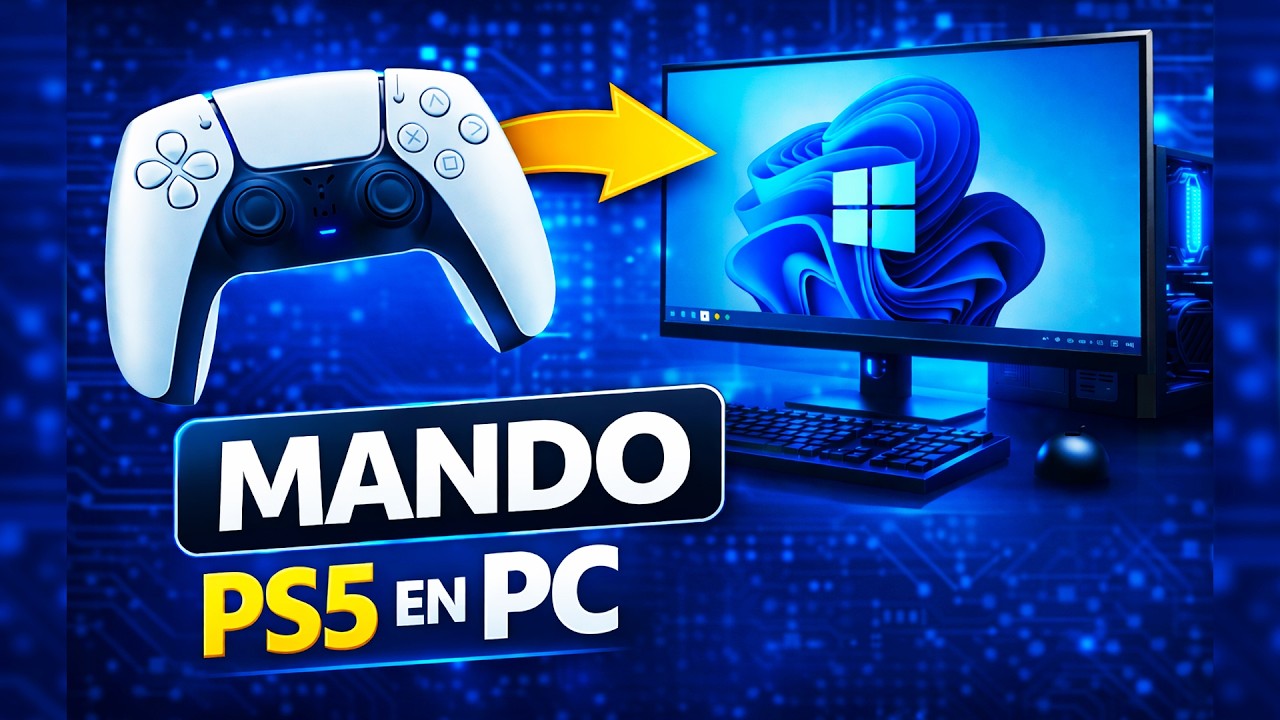 Cómo conectar mando de PS5 a PC para jugar (FÁCIL) 