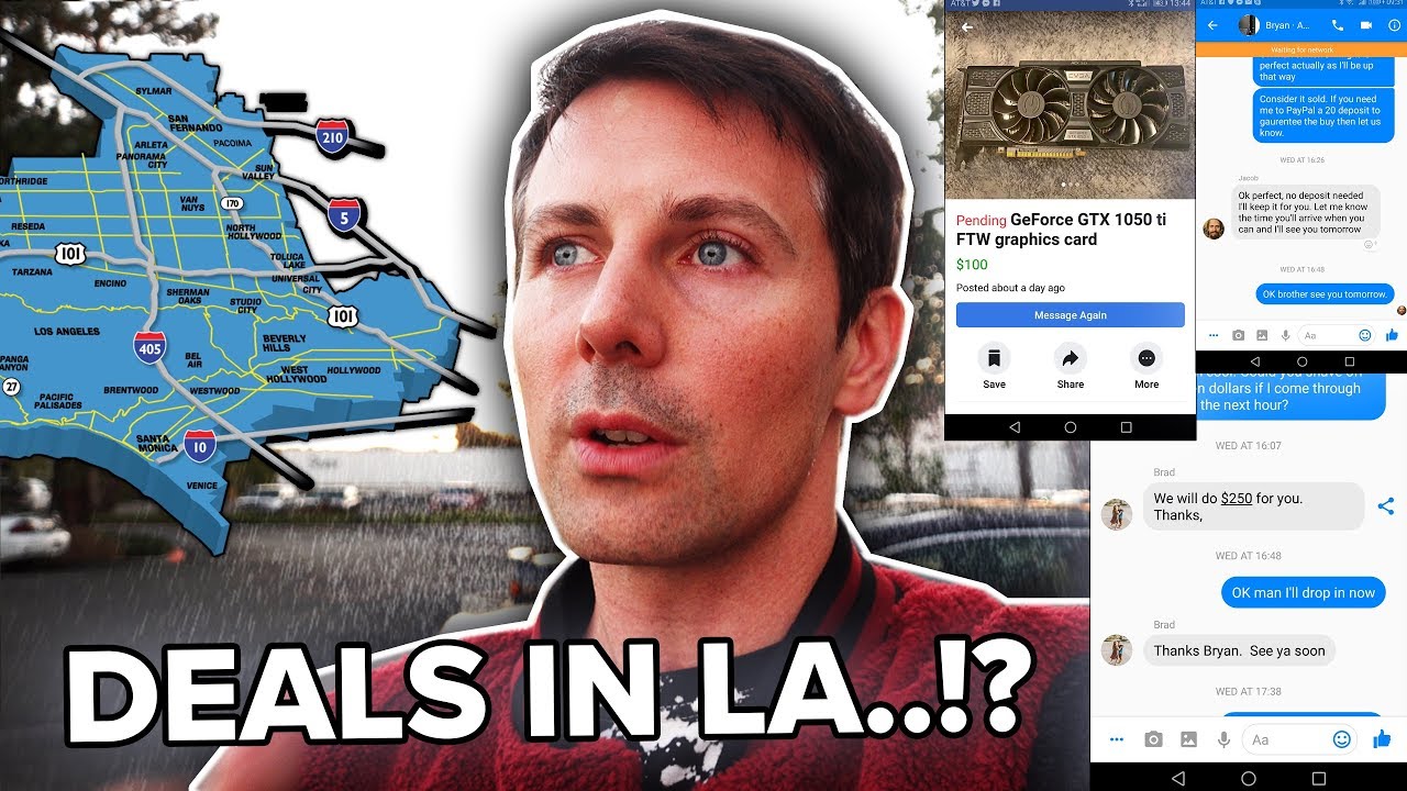 My First Time Hustling PC Parts in Los Angeles (Day 1)