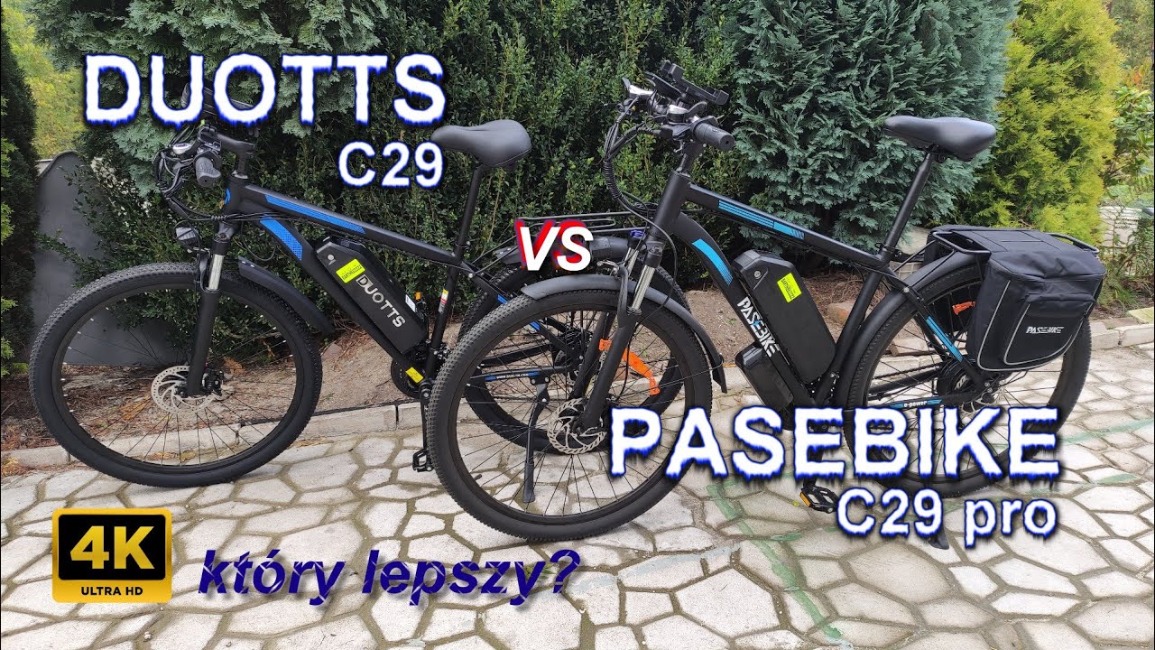 Duotts C29 vs Pasebike C29pro porównanie / comparison #ebike #duotts #pasebike