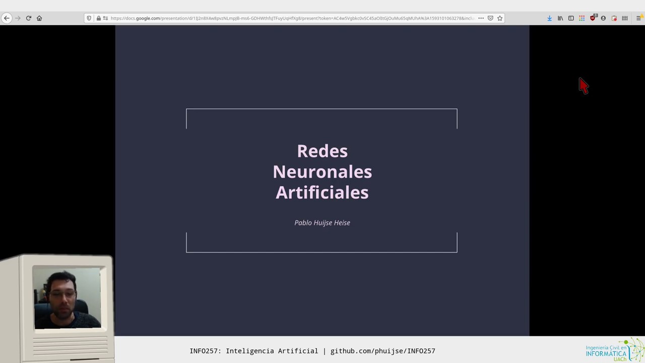 [INFO257] Redes Neuronales 1 - Introducción e historia