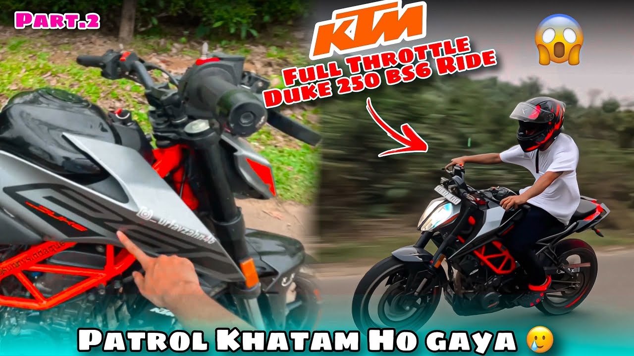 Duke 250 ka Patrol khatam ho gaya ….😱 | #motovlog